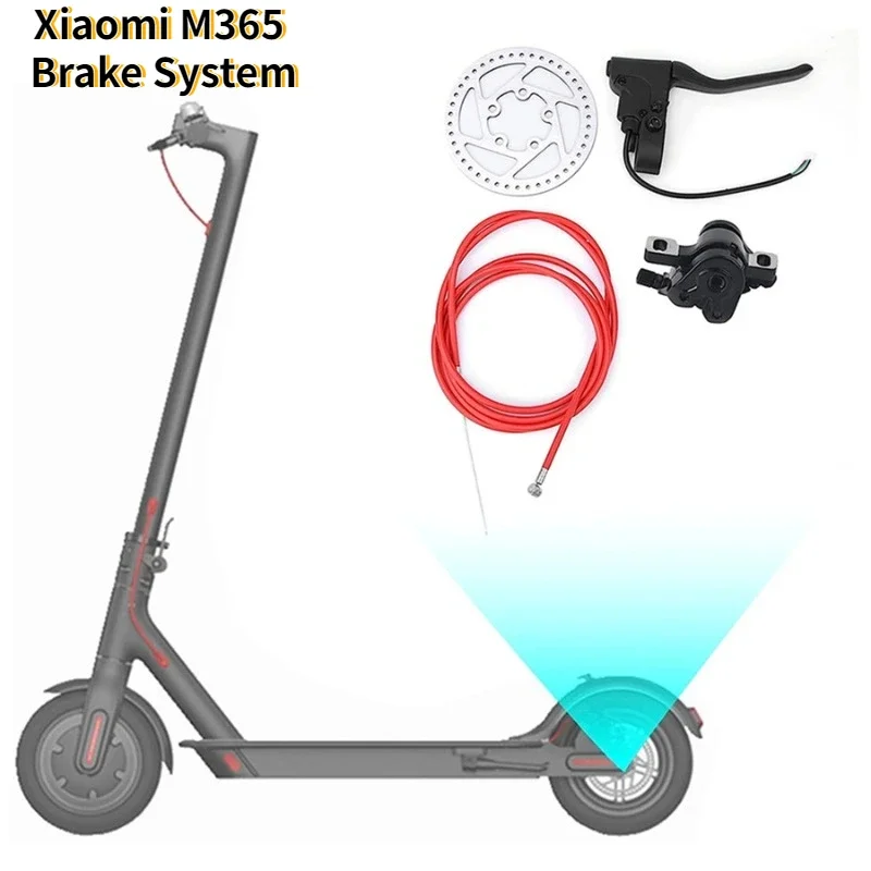 

Тормозная система для Xiaomi M365/1S/lite/Pro/Pro2, 4 шт., запасные части для руля электроскутера, рычага, тормозной кабель, линия