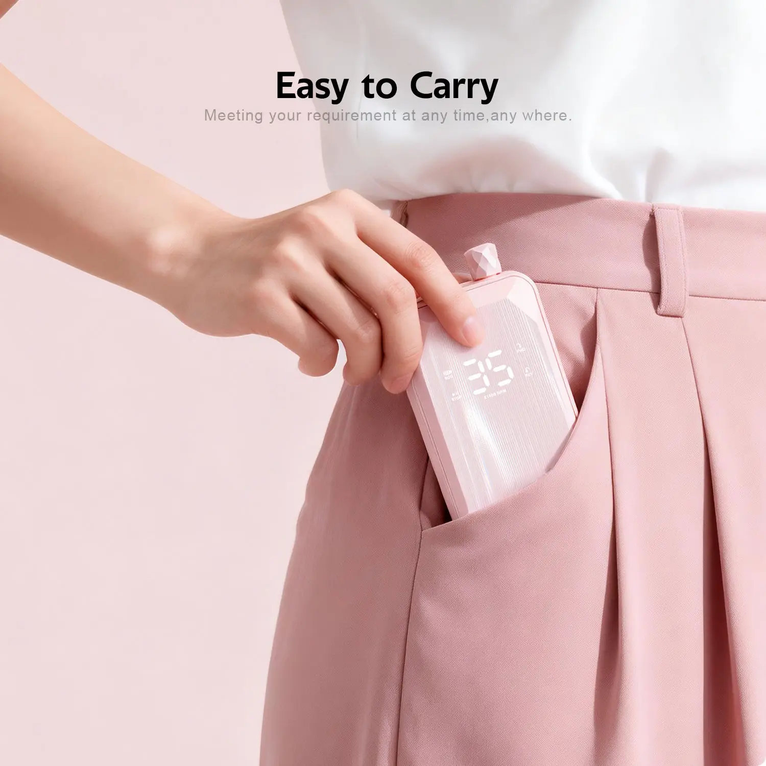 충전식 전동 네일 드릴 머신 브러시리스 6단 속도 60W 35000RPM 전문 네일 샌더 (매니큐어용)