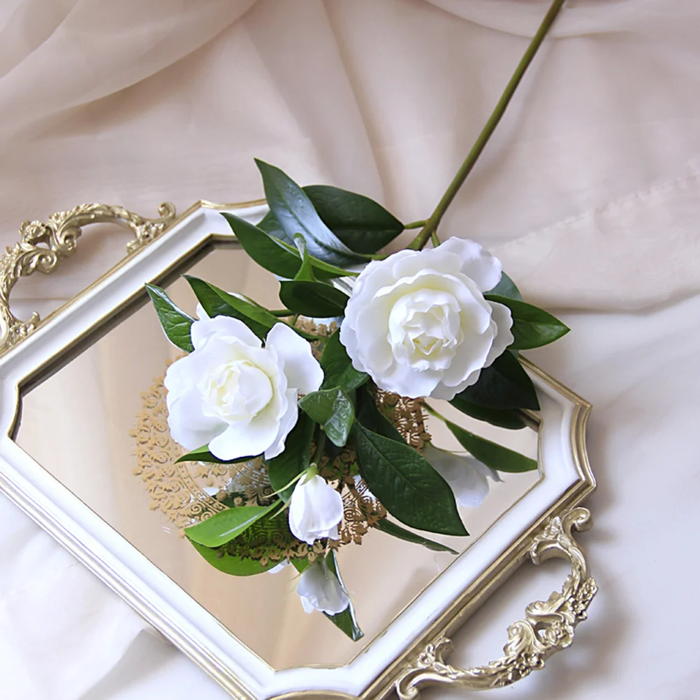 Pc Gardenia Artificial Flowers Simulation Gardenia Flower Wedding Bouquets Gardenia Flower Decor Wedding Party Decor Living Room