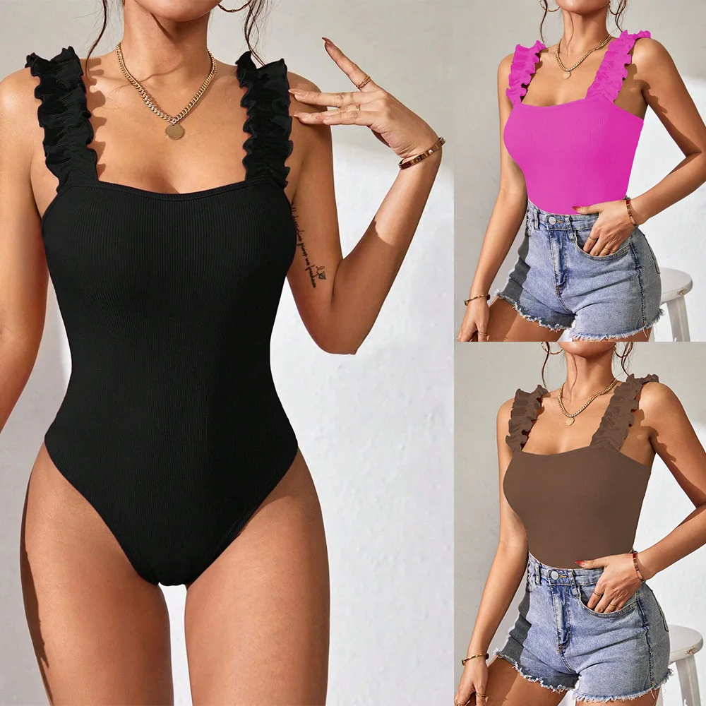 

Summer women's new knitted halter top, solid color sexy inside and outside wear sleeveless one-piece jacket
