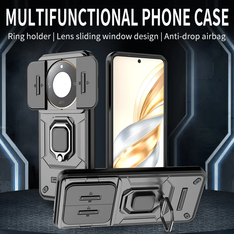 Armor Shockproof Case with Ring Stand Holder - Protective Cover