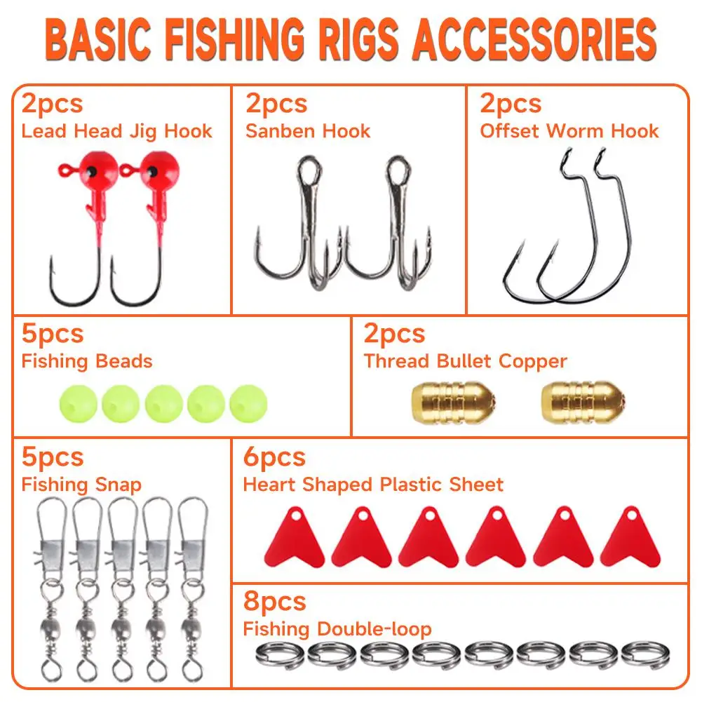 78 Pcs Fishing Lures Kit With Tackle Box For Saltwater Freshwater Fishing  Accessories For Bass Trout Salmon 17.9 X 9.2 X 2.9cm - AliExpress