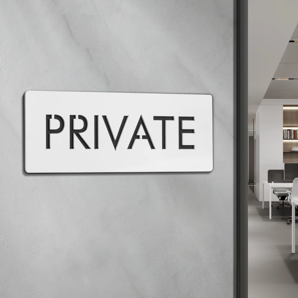 Modern Acrylic House Number Door Plates Shop Signboard Customized Letter Family Name for Cafe Apartment Villa Home Hotel Mailbox