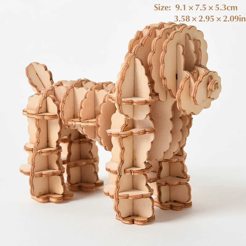 3D DIY Wooden Puzzle Mechanical Toy - Handmade Ship Model Ornament and Christmas Gift