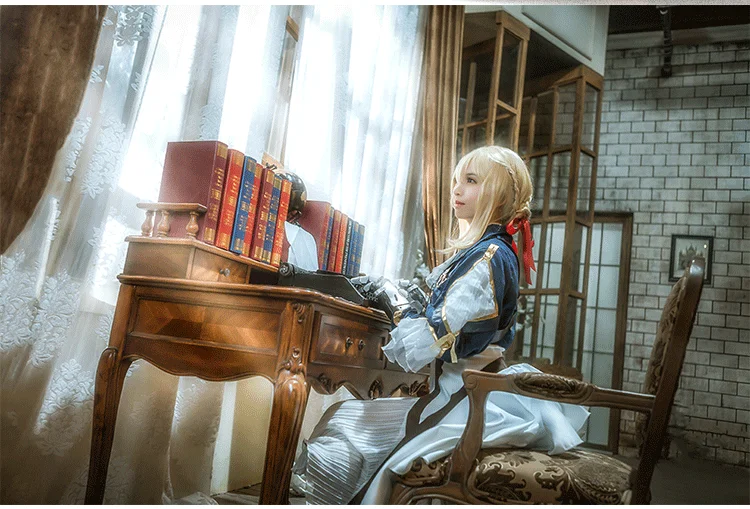 Anime Violet Evergarden Cosplay Kostüm für Frauen - Karneval/Halloween Outfit 5