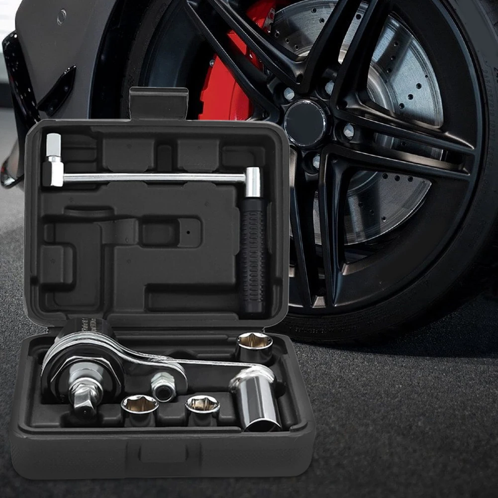 Torques Multiplier Wrench Kit 1/2in Drive 1:16 Heavy Duty Lug Nut Remover 17 19 21 22mm Sockets,Carrying Case for Changing Tires