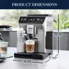 Machine with Cold Brew, Automatic Hot & Cold Milk Frother for 50+ One Touch Recipes, Built-in 3