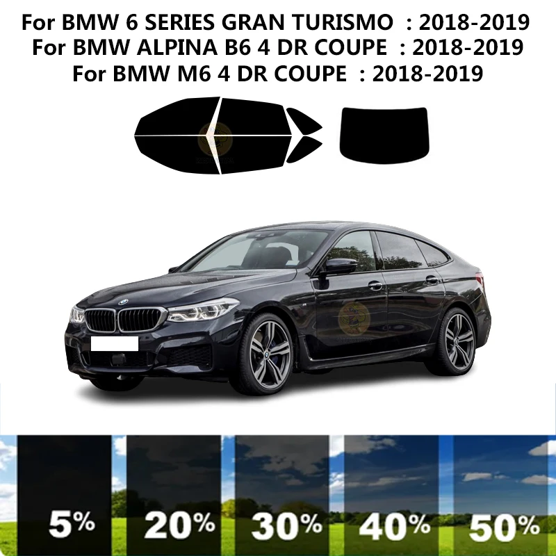 

Precut nanoceramics car UV Window Tint Kit Automotive Window Film For BMW 6 SERIES G32 GRAN TURISMO 2018-2019