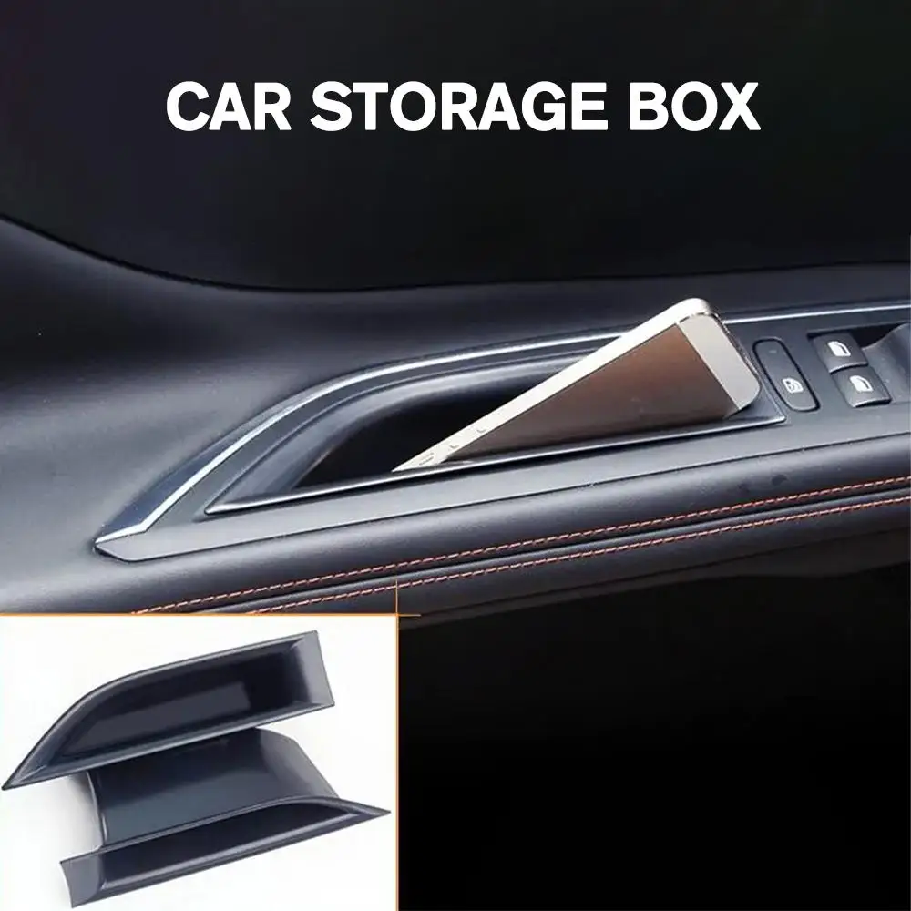 

For Peugeot 3008 3008GT 4008 5008 2016-20 Car Organizer Door Container Auto Handle Storage Armrest Box Holder Accessories T P1L9