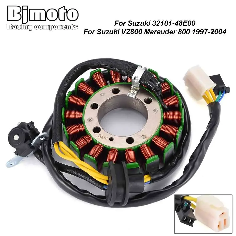 

Motorcycle Stator Coil For Suzuki VZ800 Marauder 800 1997-2004 32101-48E00
