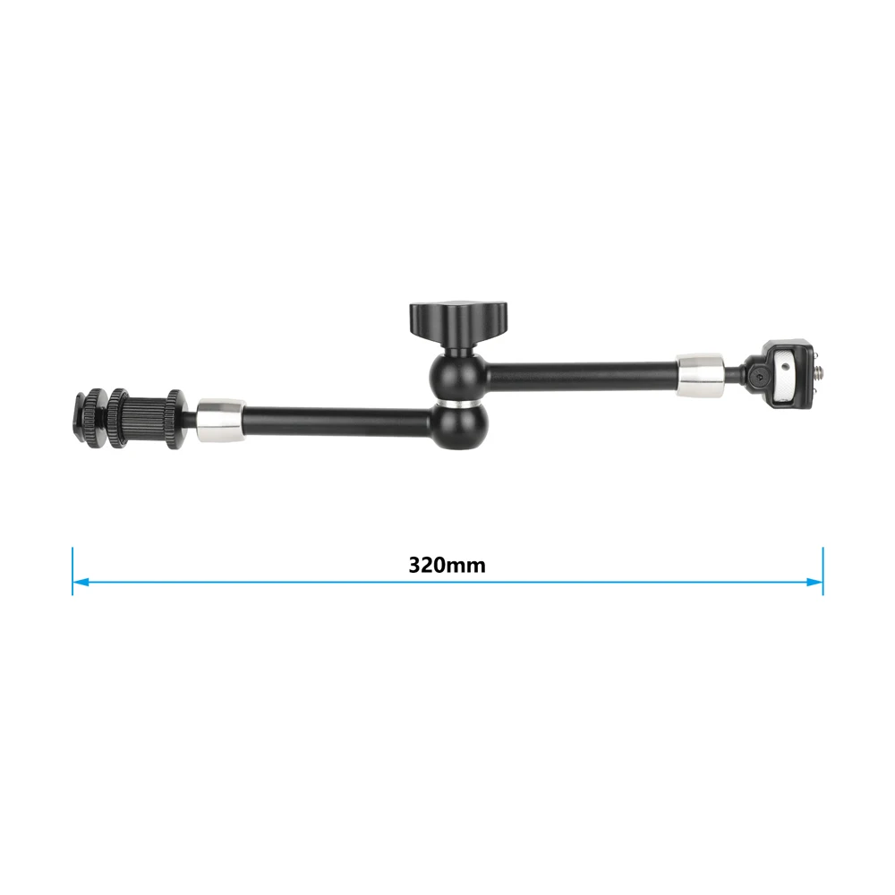 Camera 12.6inch Multipurpose Articulating Arm with Anti-Twist 1/4''-20 Mount Sho