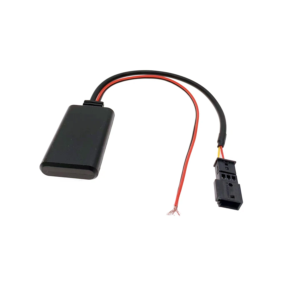 Adaptateur Audio de Voiture avec Bluetooth 5.0, AUX Complet 10 Broches,  Accessoires pour BMW E46, E39, E38, E53 avec Micro Sans Main