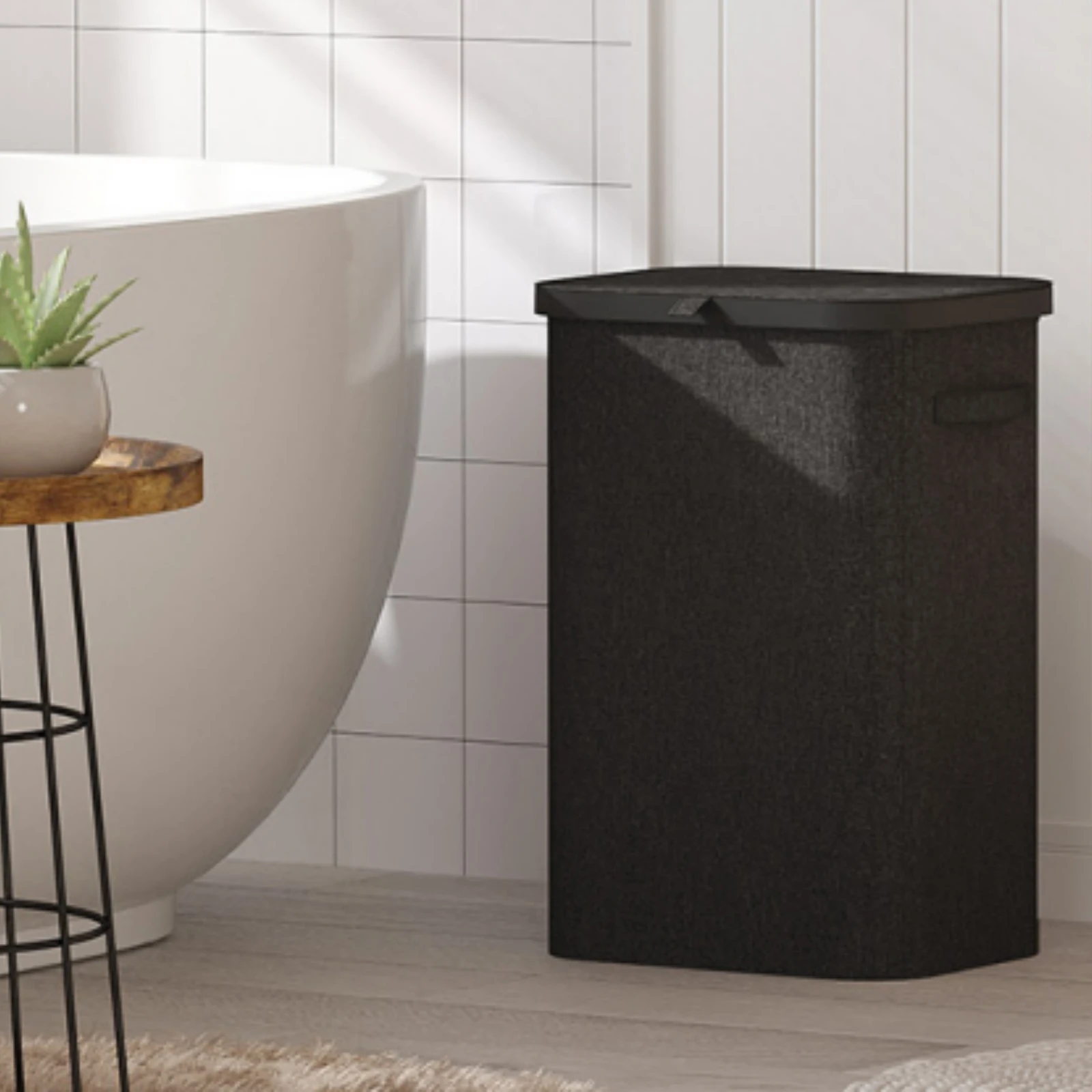 Large Capacity Laundry Hamper with Handles and Inner Bag