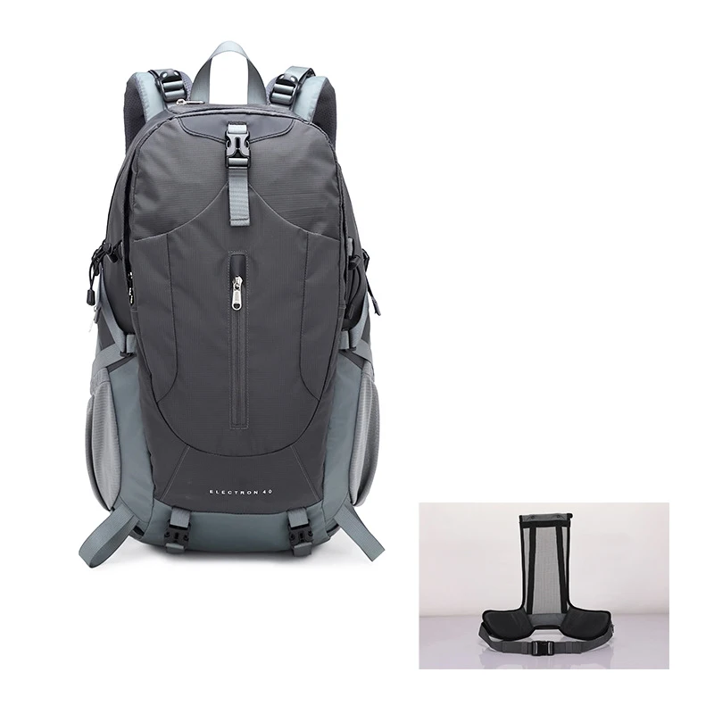40L Large Capacity Hiking Backpack Travel Outdoor Mountaineering Daypack Women Sports Climbing Bag Men Schoolbag with Rain Cover 3