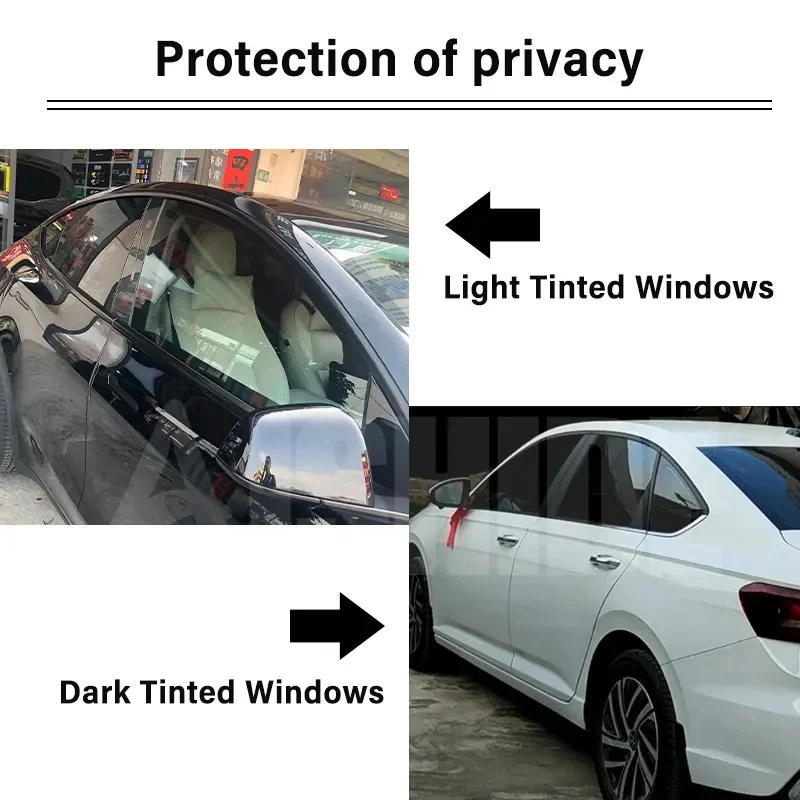 152/100/76/50CM Front- und Heckscheiben Autofenster Solarfolie Photochromatische Folie Hell 78-15%/Dunkel 38-7% Wärmeschutz UV-Blocker – Detail 10