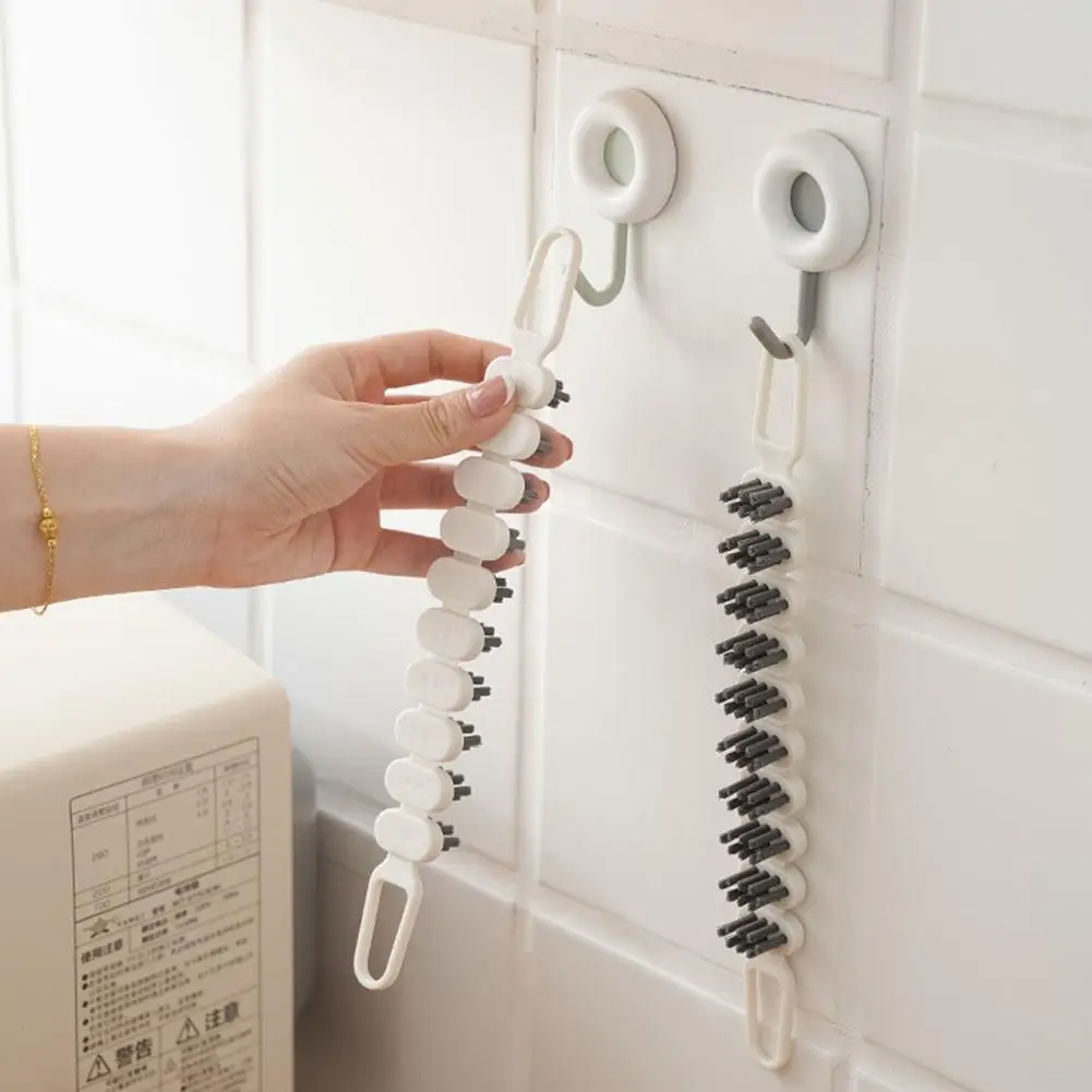 Bendable Brush Kitchen bathroom Window-Groove Guide Rail brush