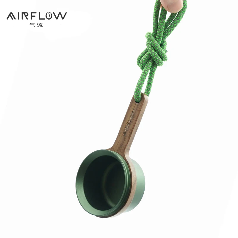 AIRFLOW Wooden Handle Coffee Scoop Tablespoon Measuring Spoon Long Handle Coffee Spoons Baking Seasoning Spoon Kitchen Tools coffee scoop