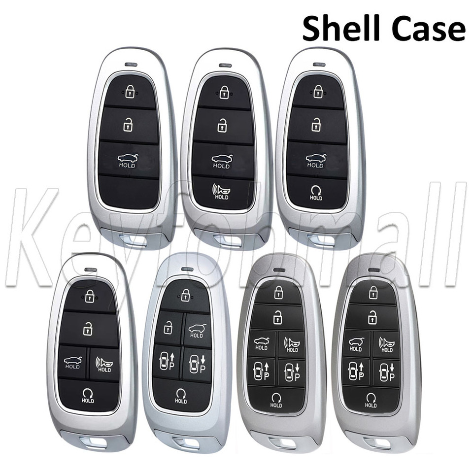 DIYKEY Remote Key Shell Case Fob for Hyundai Palisade Nexo Santa Fe Santa Cruz Sonata Tucson 2019 2020 2021 2022 2023 2024 2025
