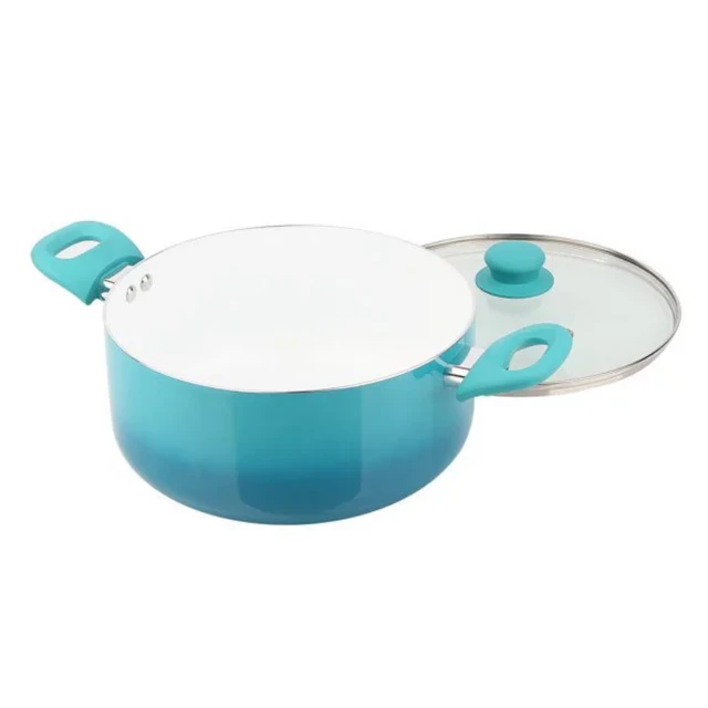 14 Pc Ceramic Induction-Ready Cookware Set Teal - Tramontina US