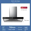 CHIGO Euro-style Top Suction Range Hood for Home Kitchen with Powerful Extraction 220V 70CM 1