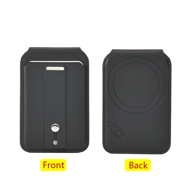 Enhanced Magnetic Card Holder with Anti-Theft Protection and Adjustable Stand