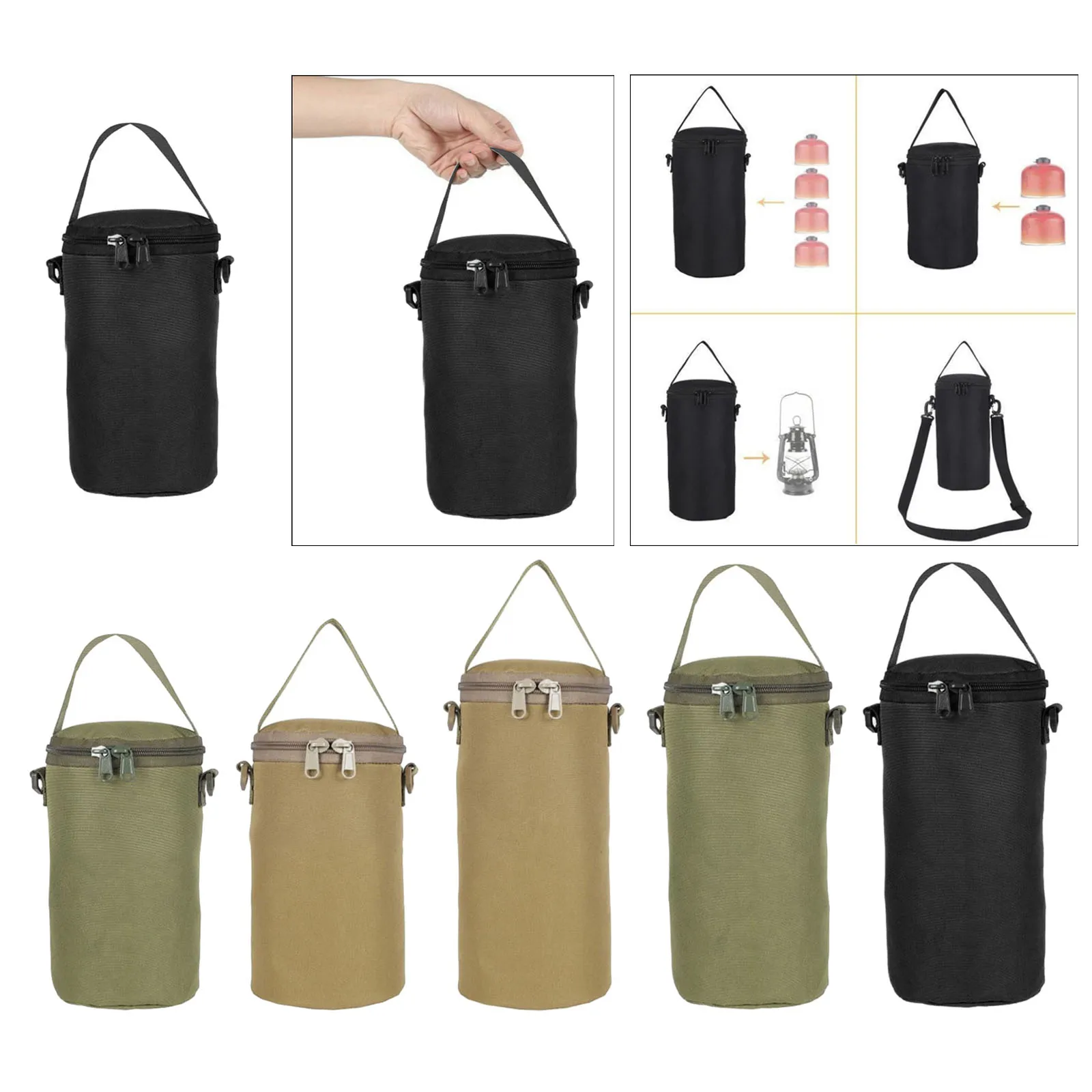 Gas Tank Storage Bag Gas Tank Protective Case Fuel Cylinder Storage Camping Cooking Tool Supplies Outdoor Camping Hiking Gas Cover