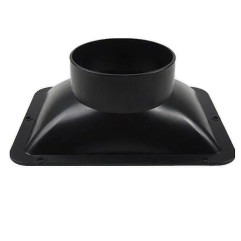 Flange Connector Duct Pipe Connector Long Duct Fan Hose Adapter Wall Flange Vent Connector Kitchen Hood Ventilation Range Hood Flange Fan Flanges Vents