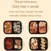 2 in 1 Multifunctional Electric Hot Pot Non-Stick Bbq Shabu Shabu Pot with Grill Cooking Pot for Steaks Ramen & Noodles 5