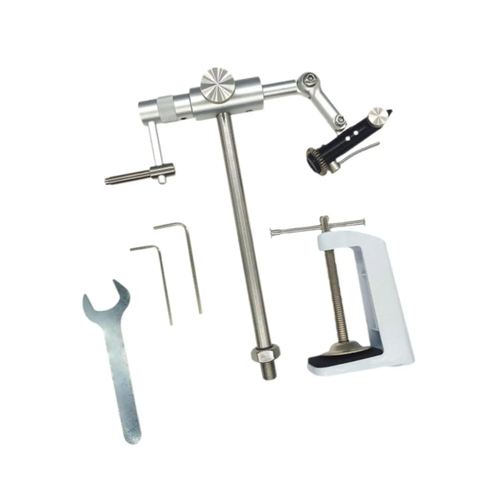 Rotary Fly Tying Vise with 360° Rotation DIY Lure Maker Fishing Tying Tool 2