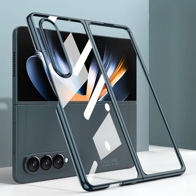 Plating Transparent Case for Samsung Galaxy Z Fold 4 Fold4 1