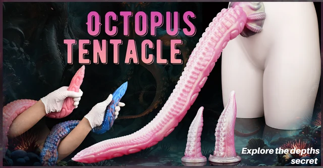 SMMQ Octopus Tentacle Anal Dildo With Suction Cups Fantasy Sex ...