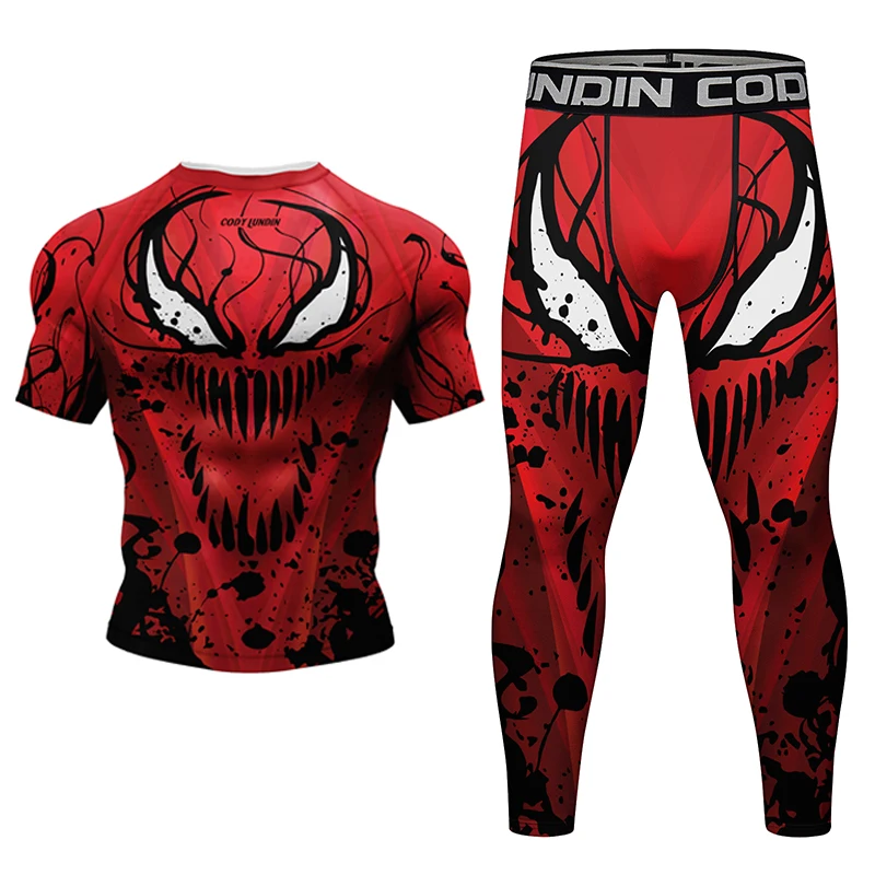 Sports Apparel Jiu Jitsu Rashguard For Men MMA Boxing T-shirt +Pants Shorts Muay Thair Brazilian Grappling Bjj Gi Rash Guard Sport Fightwear, mens t shirt