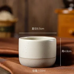 Japanese - Style Ceramic Stoneware Espresso Mug for Cafes and Restaurants (Small)