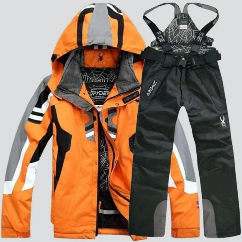 Special Offer, Men's Ski Suit, Coat Cotton, Windproof, Waterproof and Breathable Single and Double Board Super Warm Clothes