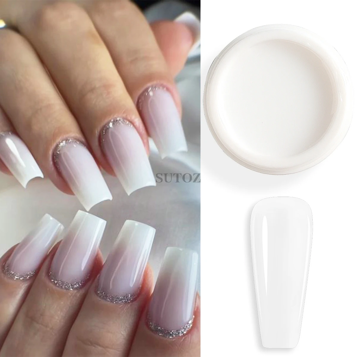 False Nails French Fine Line Nail Tip Short Half Cover Artificial Nail Tip  Set Transparent Natural Acrylic Nail Extension Tool 230724 From Mang07,  $11.63 | DHgate.Com