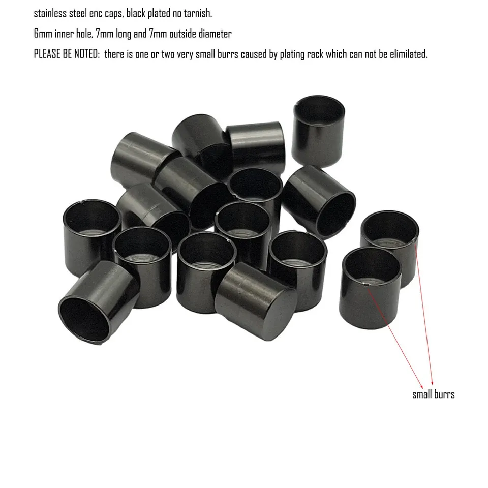 Connettori Per Monili In Acciaio Inox - 20-30 Pezzi Crimp End Bead Per Collane E Braccialetti Fai Da Te - Oro 6.5mm - Foto 11