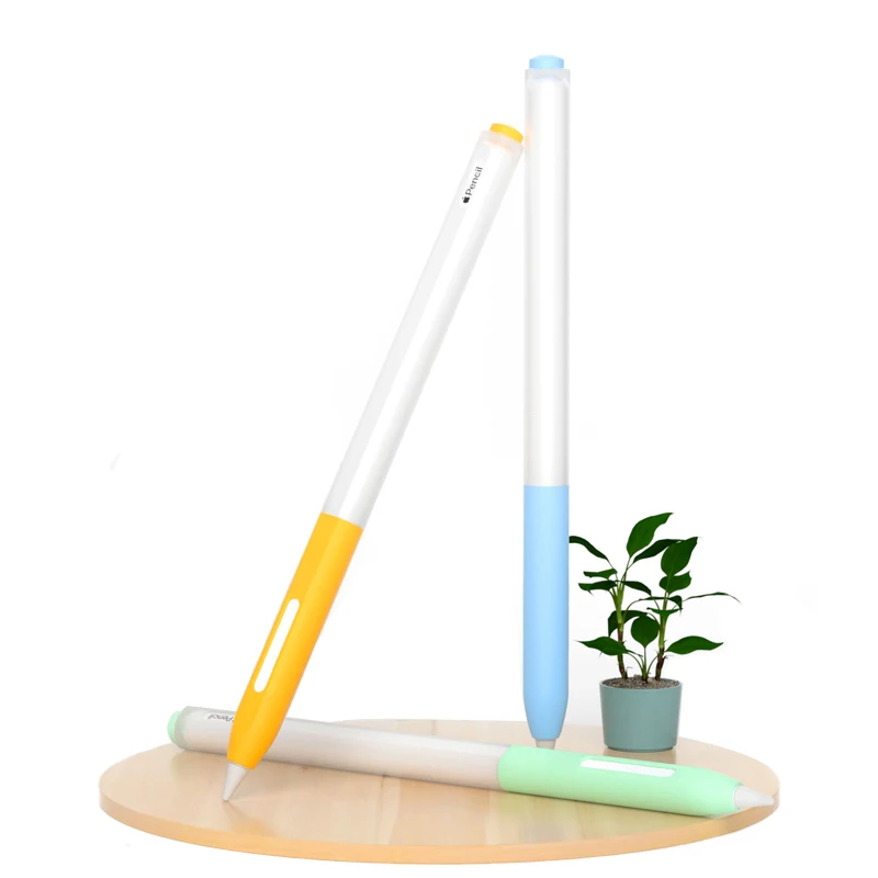 Soft Silicone Case For Apple Pencil 2Nd Generation Ipad Smart Touch Screen Pens Grip Holder Tablet Stylus Cover Ipencil Sleeve apple pencil case,apple pencil cover,stylus pen cover