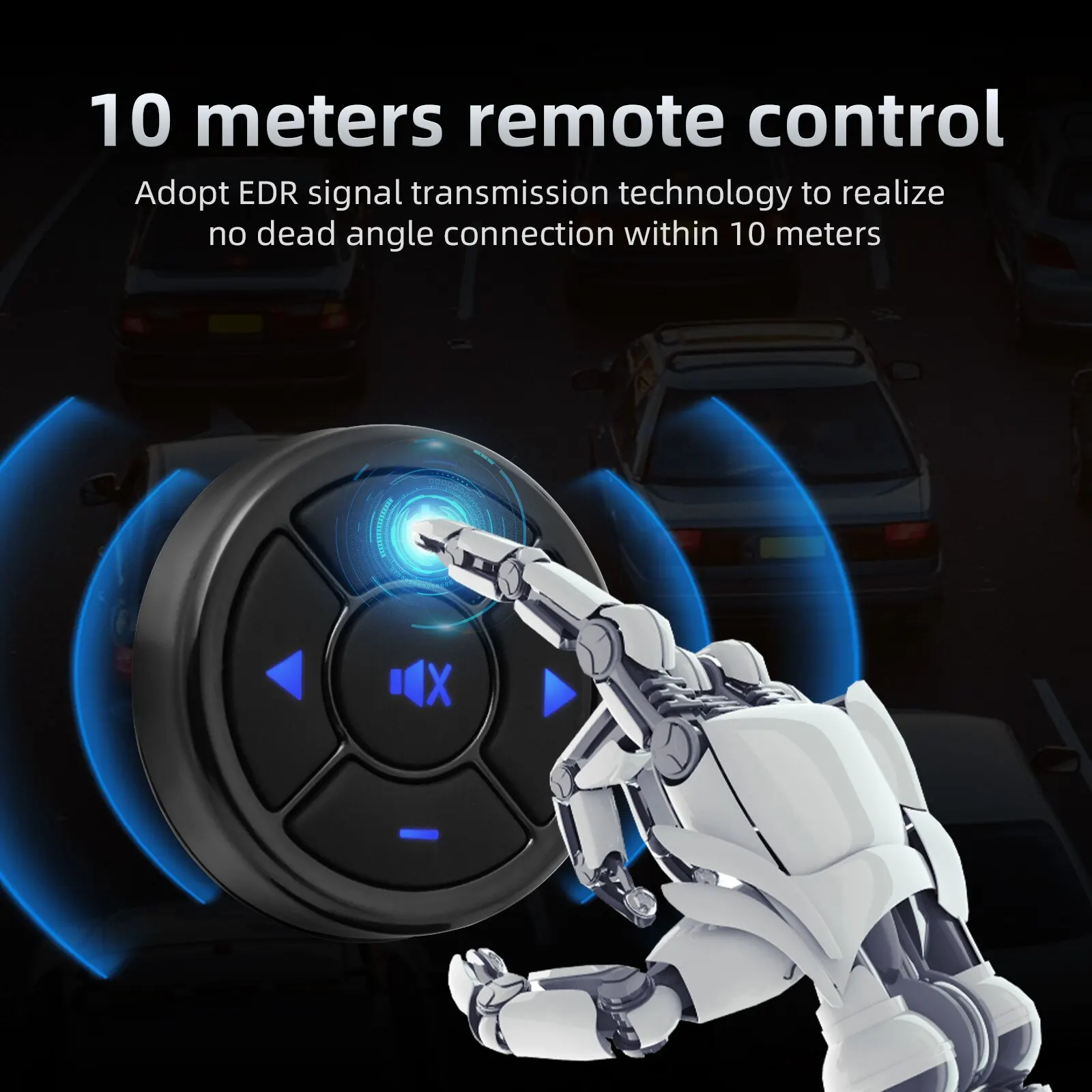 Steering Wheel Remote Control Wireless Control Button 10 Key for Car Radio DVD GPS Multimedia Navigation Head Unit