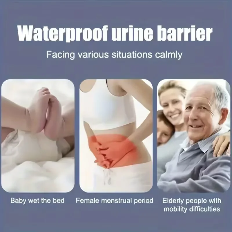 100% Waterproof Mattress Covers Protector Adjustable Bed Fitted Sheets With Elastic Band Single Double King Size 140/160/180x200 6 100% Waterproof Mattress Covers Protector Adjustable Bed Fitted Sheets With Elastic Band Single Double King Size 140/160/180x200 6