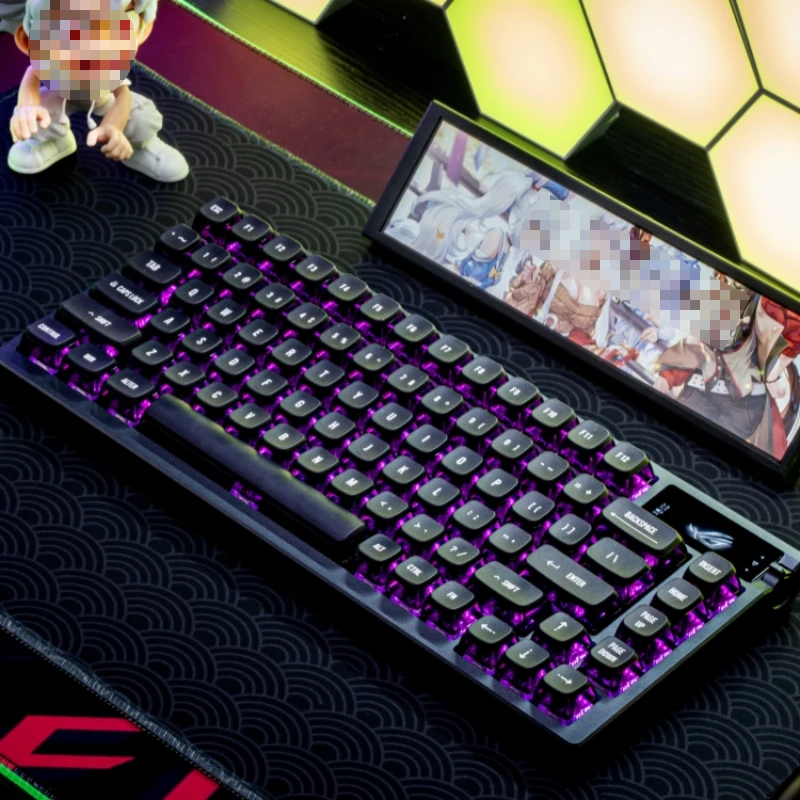 Mifuny Keycaps Pudim Transparentes Acessórios Teclado Mecânico para Switch mx Pbt Asa Perfil Gaming Key Caps - Imagem 4