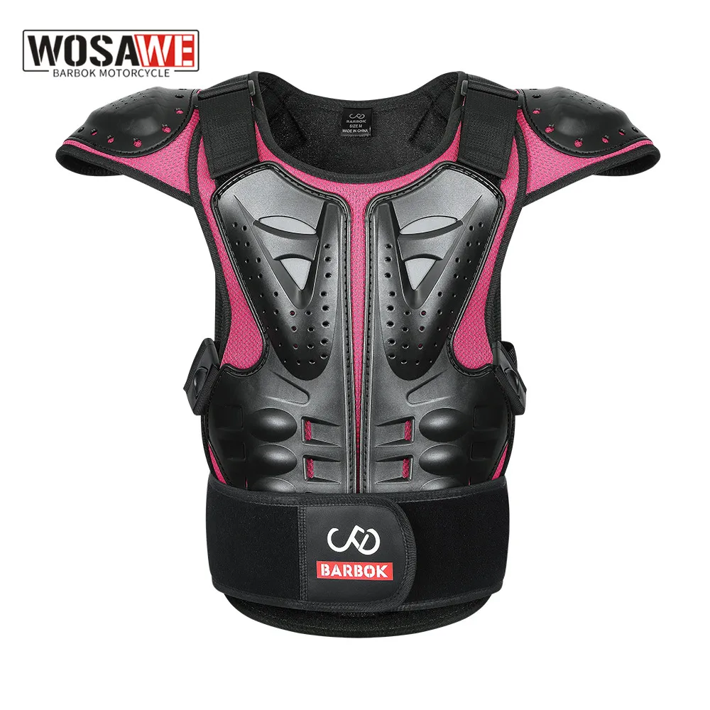 BARBOK Children's Sports Motorcycle Armor Jacket Cross-Country Cycling Protective Armor Ski Protection Equipment