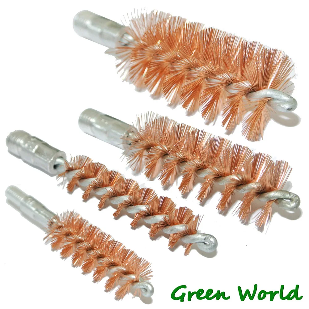 Gun Cleaning Brush Green World 3pcs/lot .50cal-12ga Phosphor Bronze Bore Brush Gun Clean Brush