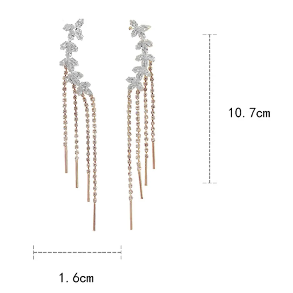 Korean Style Butterfly Drop Earrings For Women 2022 Trending Fashion Trendy Pendientes Earring Wedding Party Jewelry Best Gifts