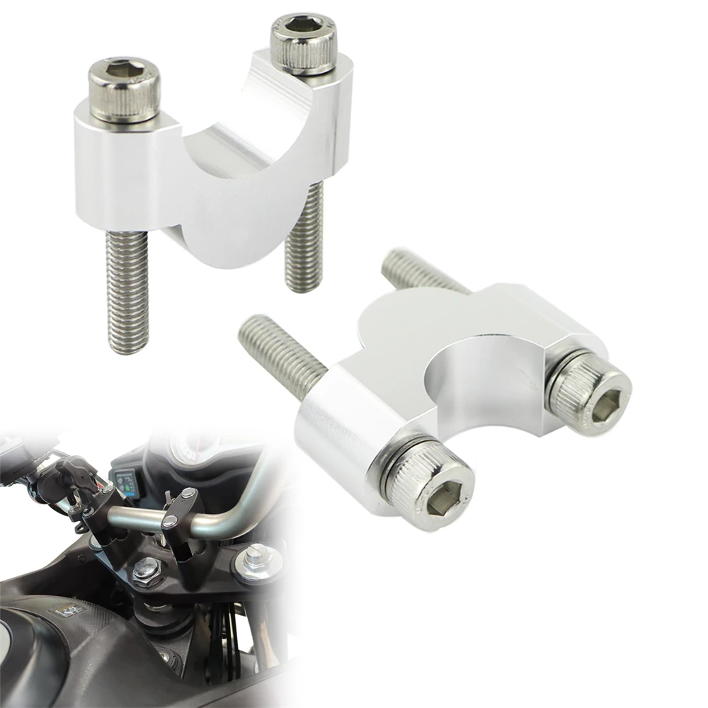 Riser Per Manubrio Da 28Mm 1 1/8 "Riser Per Montaggio Su Barra Grassa Adatto Per Suzuki V-Strom 1000 Dl1000 Xt Yamaha