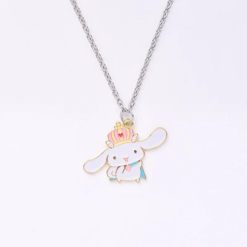 1pc Cute Cinnamoroll Pendant Necklace, Cartoon Anime Lovely Pendant Jewelry, Jewels Accessories, Birthday Gift for Girls,Temu