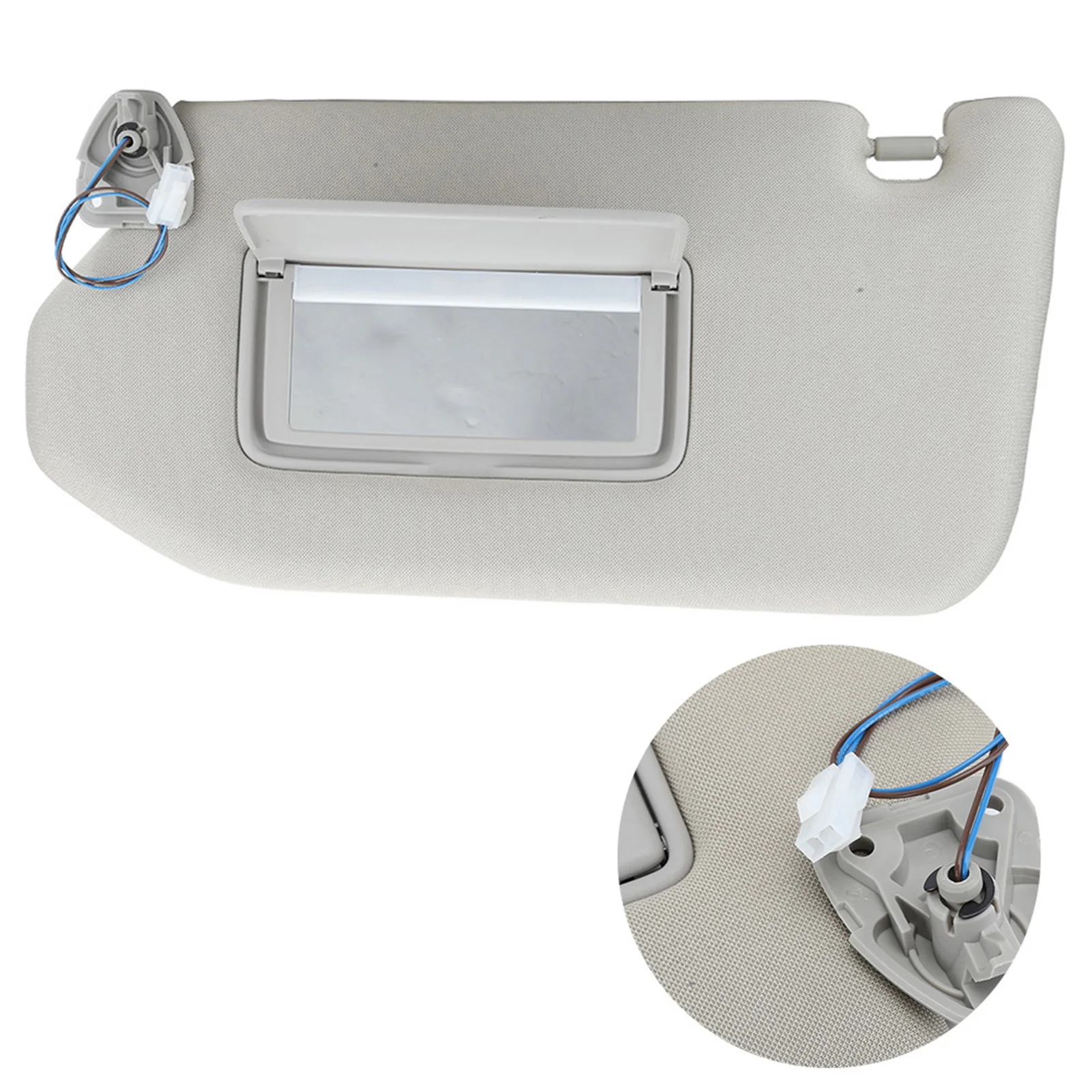 

Left Driver Side Sun Visor With Lamp Gray 96401‑9PB0A Fit For Infiniti QX60 JX35