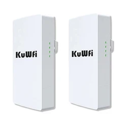 KuWFi Outdoor Long-Range Wireless Bridge and WiFi Extender (CPE500)
