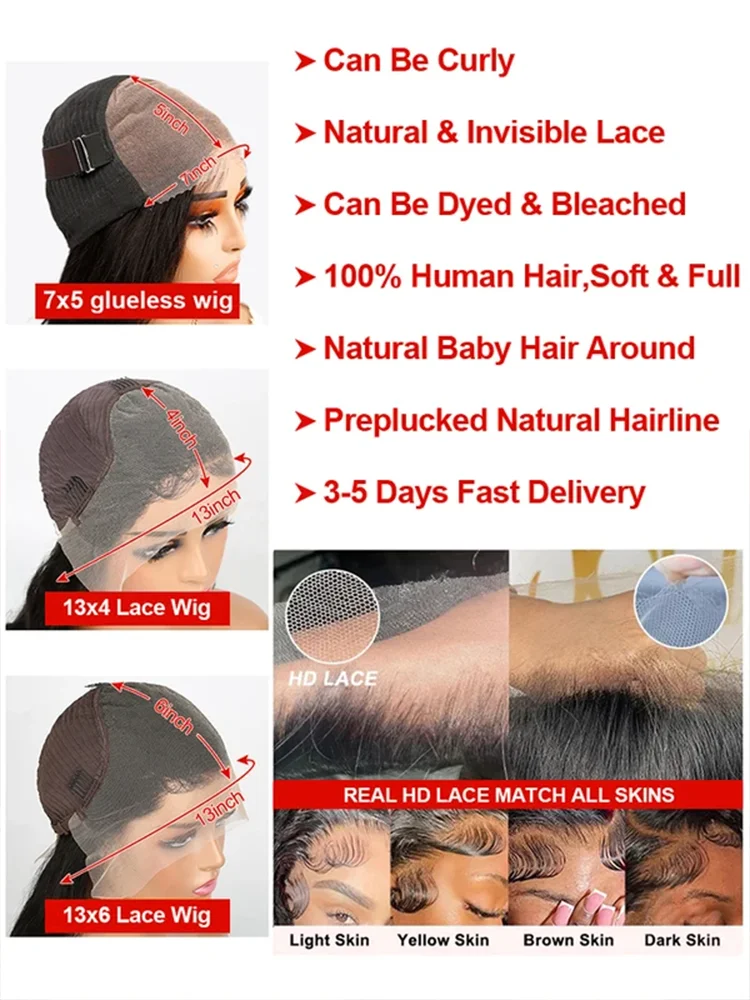250 Density Human Hair Wigs 100% Transparent Curly Wigs 13x6 Hd Lace Frontal Wig Brazilian High Density Deep Wave Wigs 42 Inch