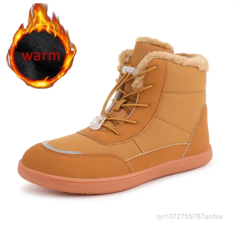 Women's Snow Boots Hiking Shoes Barefoot Snow Boots Warm Outdoor Hiking Shoes Winter Fur Ankle Women's Boot Barefoot Ankle Boots