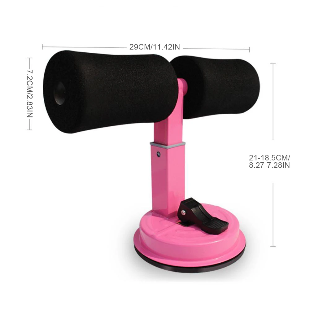 WSKEJI Sit-Up Bar Suction Cup Padded Cushion Floor Fitness Bar Abs Trainer Sit Up Assistant Workout Equipment For Home New Hot